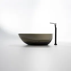 Steinberg Serie 489 Freistehende Badewanne aus Polyresin, 489 8010 30 489 8010 30
