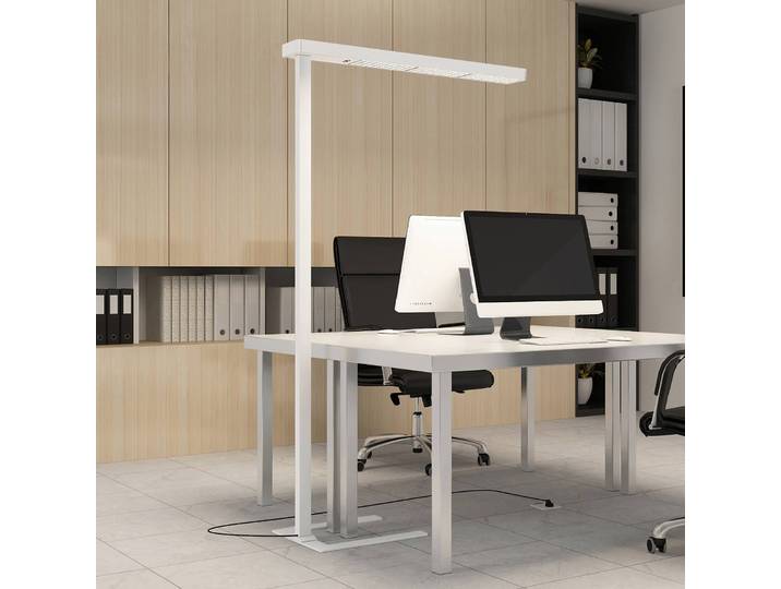 Stehlampe Susi Arcchio, dimmbar, weiß / opal, für Arbeitszimmer / Büro, Aluminium, Modern