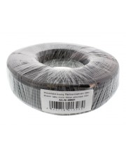 InLine Telefonkabel in Meterware 100 m Schwarz (69981)