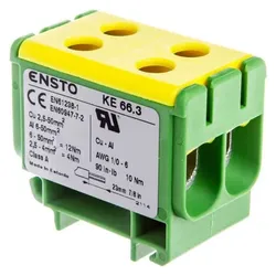Ensto, Beleuchtung Zubehör, Verteilerterminal gelb