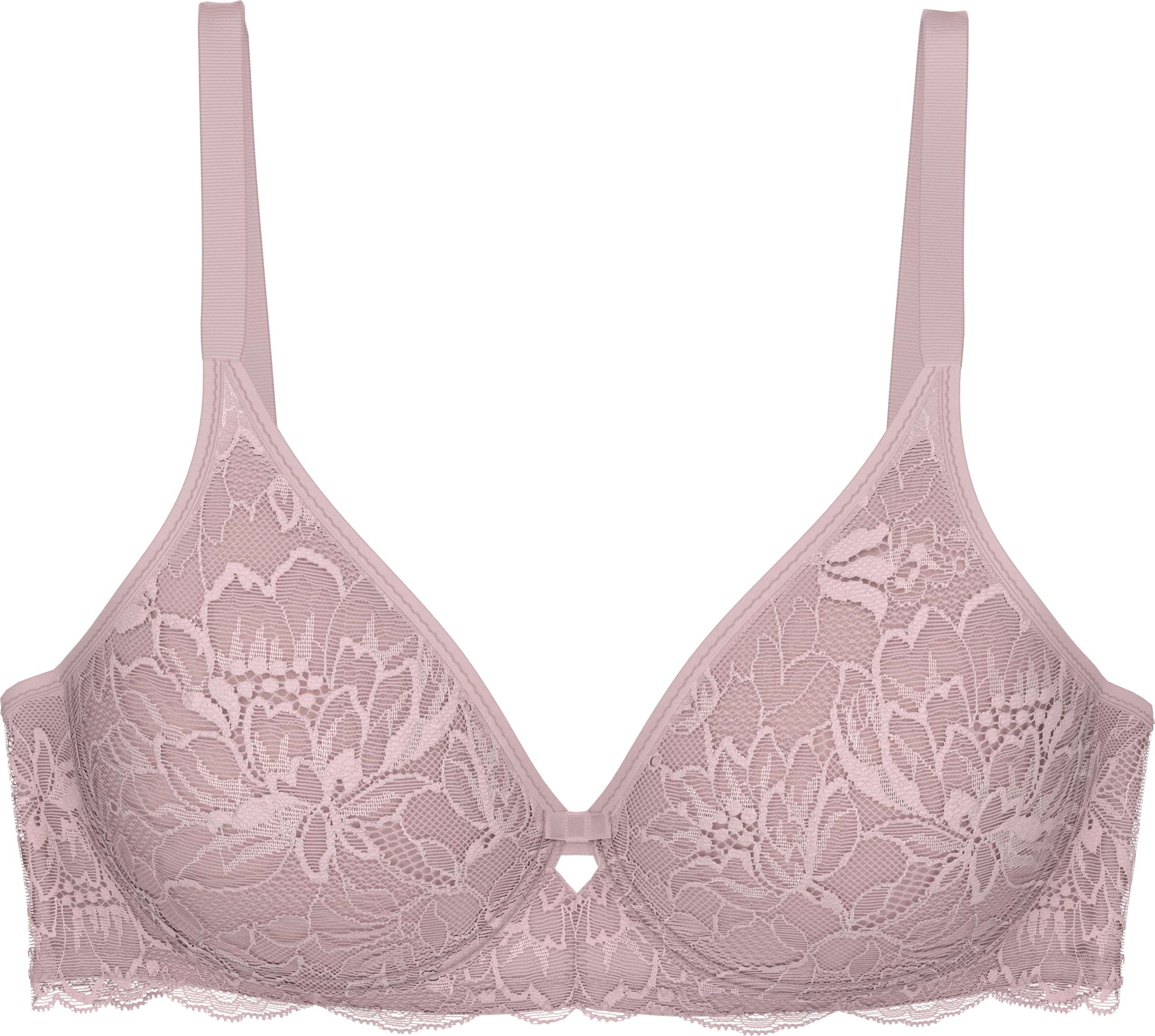 Bügel-BH TRIUMPH "Amourette Charm T W02", Damen, Gr. 75, Cup D, rosa (sophia), Spitze, Obermaterial: 75% Polyamid, 22% Elasthan, 3% Modal, BHs Bügel-BH, Stretch-Spitze sophia 75, Cup D