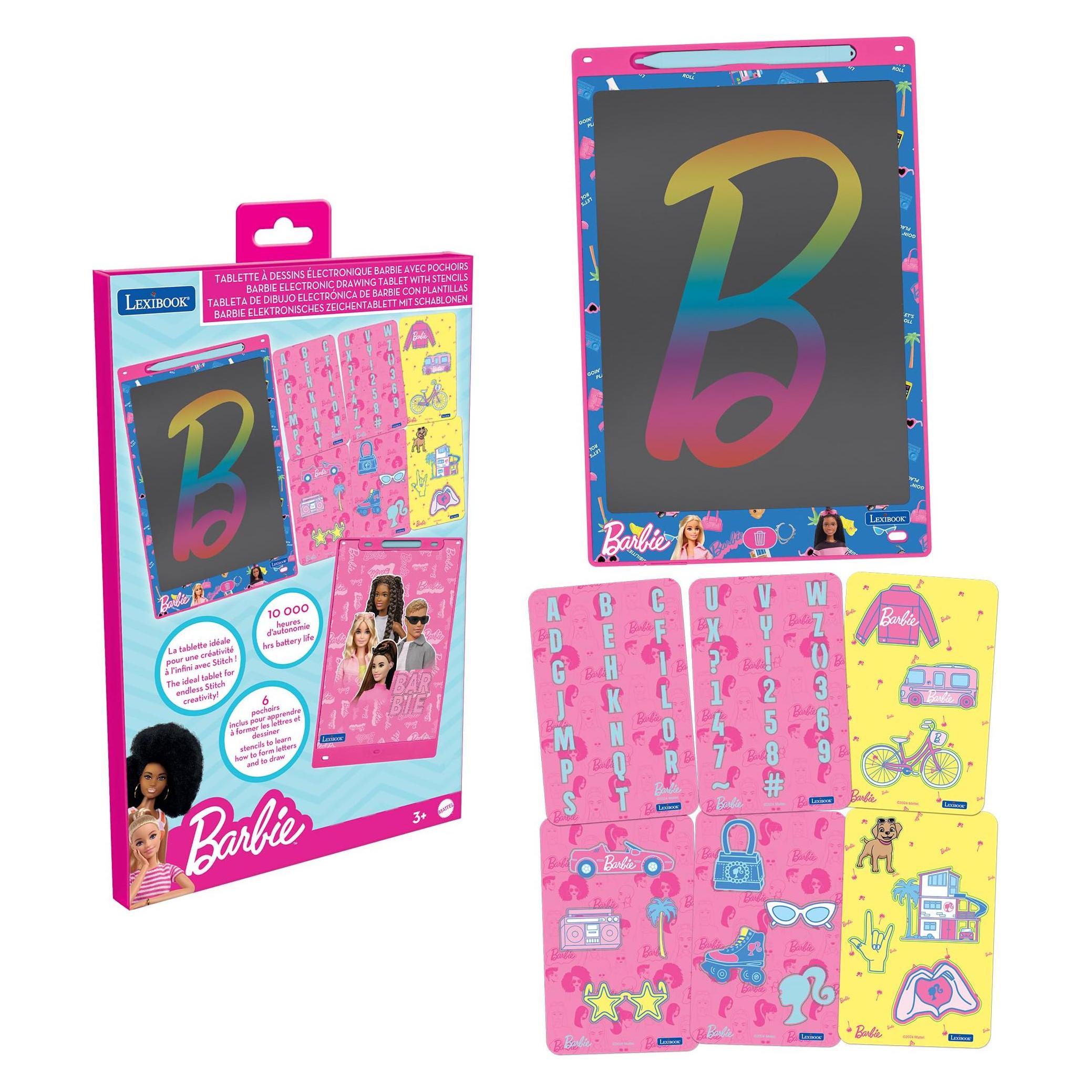 Lexibook Barbie-Zaubertafel mit Schablonen und Stift (59749280)