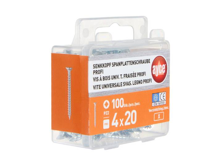 Ayce Senkkopf-Spanplattenschraube 4 × 20 mm