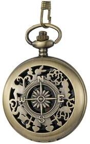ModernMart Vintage Bronze Pocket Compass Watch For Hiking Travel And Outdoor Navigation 3