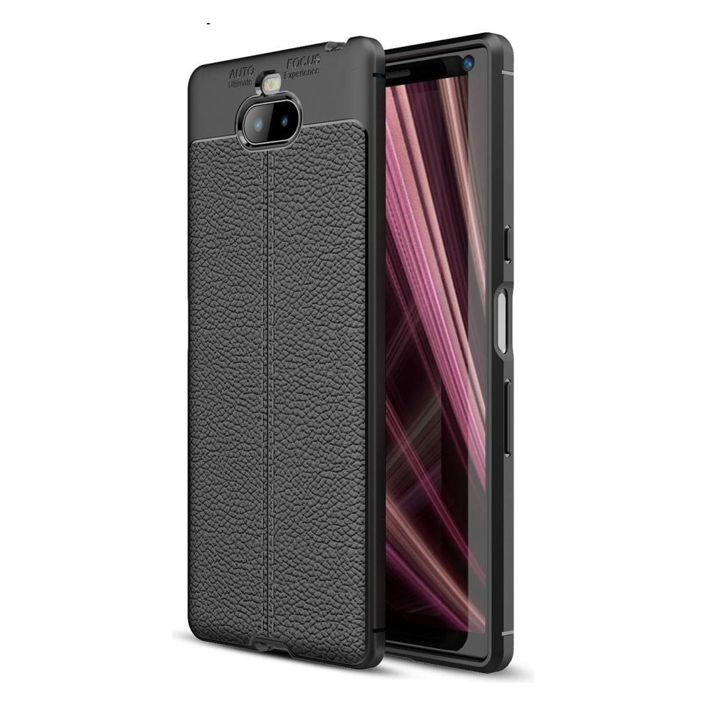 Screenguard Sony Xperia 10 Plus Hülle Leather Design TPU Cover (Sony Xperia 10 Plus) (00024357)