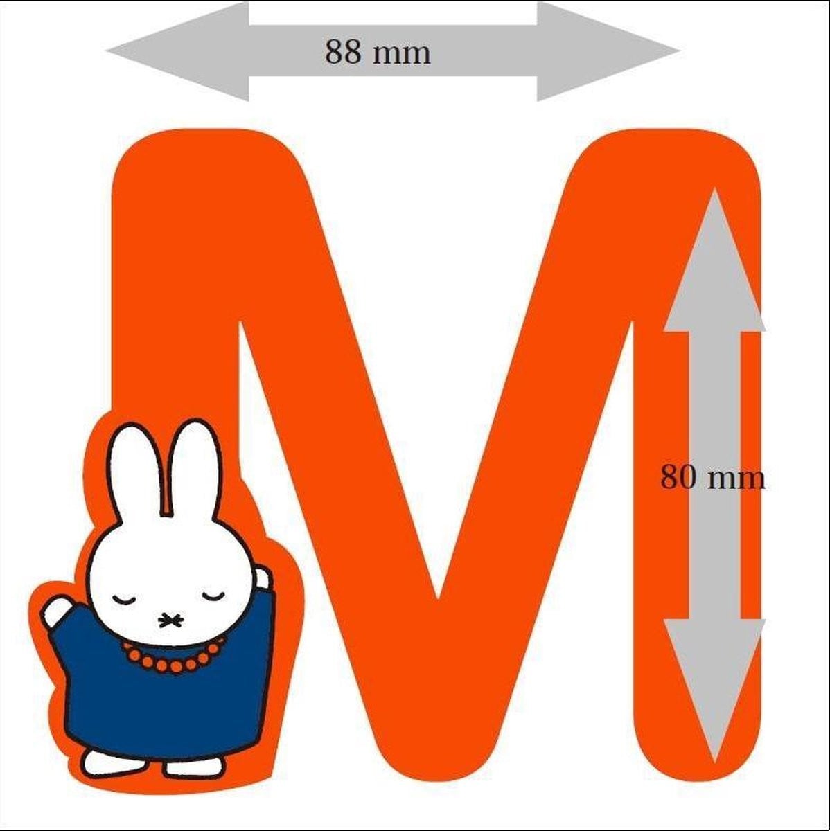 Nijntje Letter 8cm - M