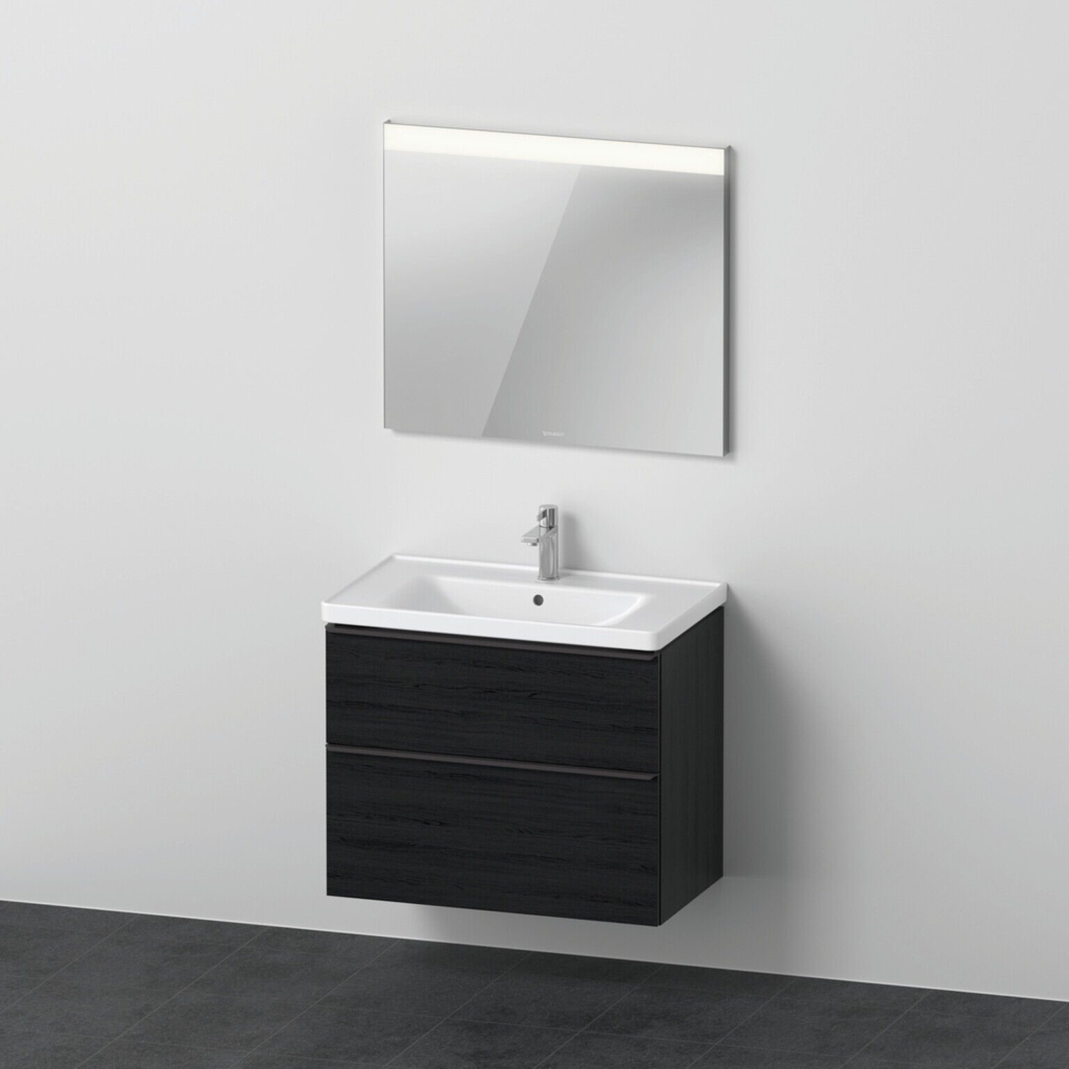Duravit Möbel-Set D-Neo 800mm, Eiche schwarz (DE011301616)