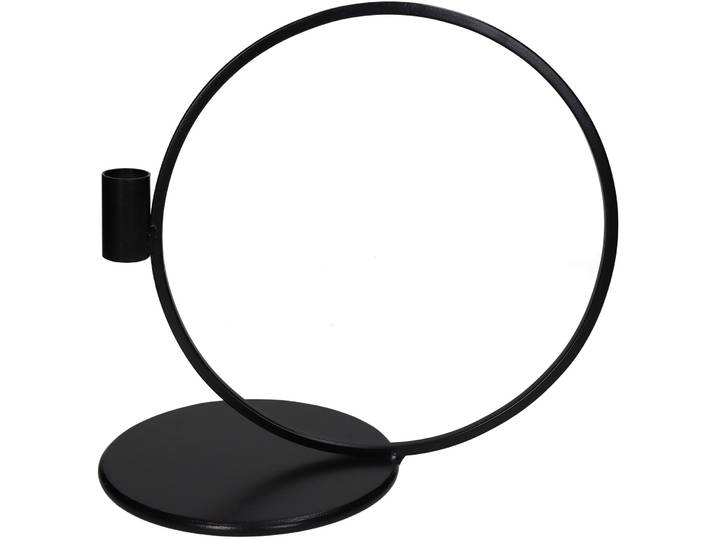 Kerzenständer Urban schwarz Metall H 29 cm - Kerzenständer