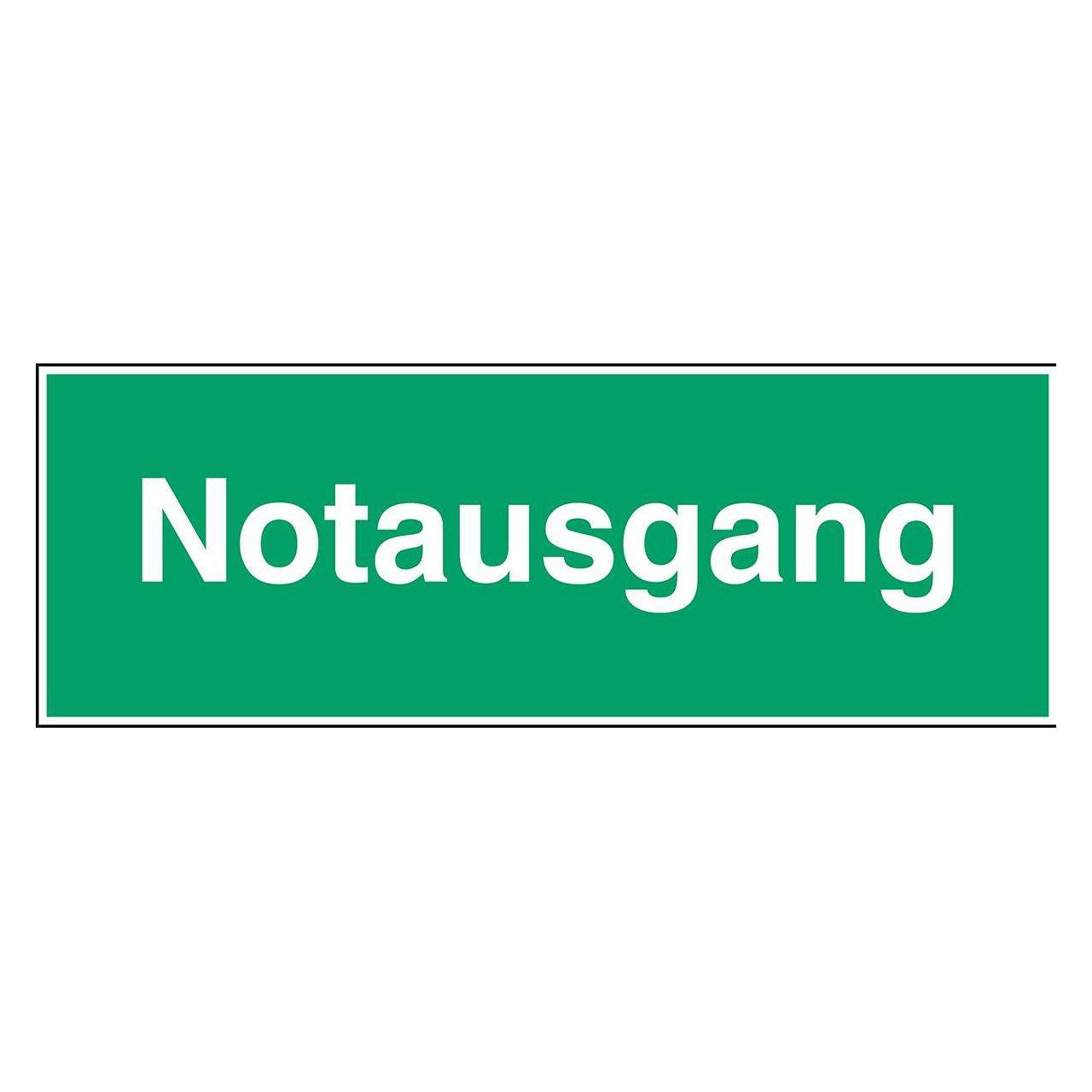 Brady STD 281-400X140-B7527, Fluchtwegkennzeichnung - Notausgang (254528)
