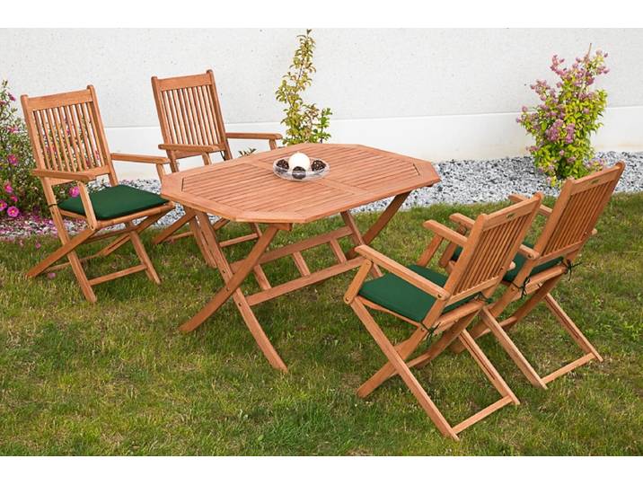 Garten-Essgruppe MERXX Rio , braun, Obermaterial: 100% Polyester. Füllung: 100% Polyurethan, Sitzmöbel-Sets, Garten-Essgruppe