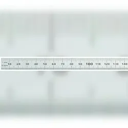 RUMOLD Stahllineal 15cm silber rostfreier Edelstahl Packung mit 20 Stück
