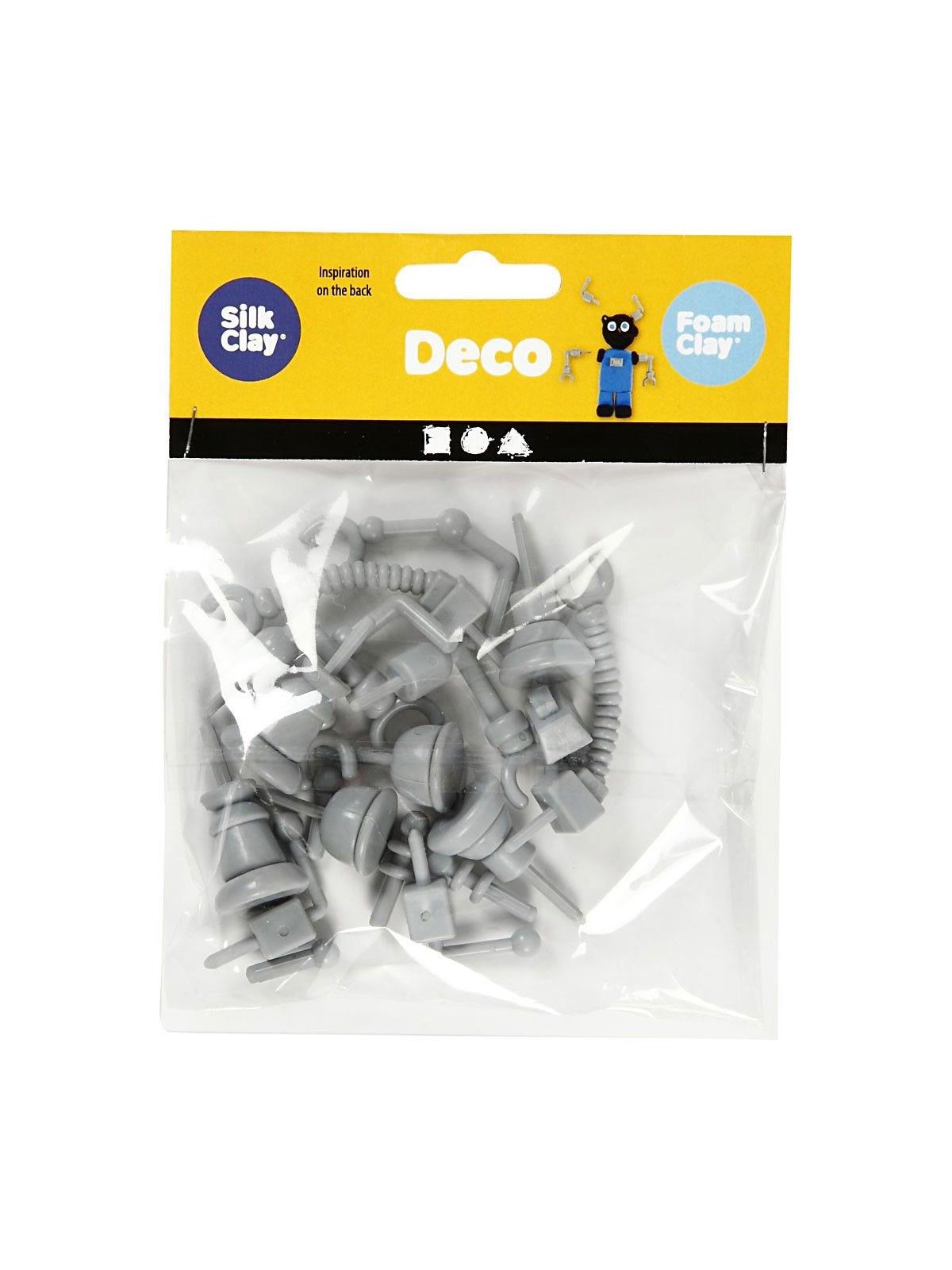 Creativ Company Robot Parts Gray 19st.