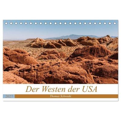Der Westen der USA (Tischkalender 2027 DIN A5 quer), CALVENDO Monatskalender
