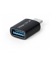 StarTech.com USB-C to USB-A Adapter USB 5Gbps Compact Male Female Durable Metal Housing M/F USB-Adapter 24 pin M zu W 3.2 Gen 1 5 V 3 A Passiv up 5 Gbps data transfer rate Schwarz (USB31CAADGCP)