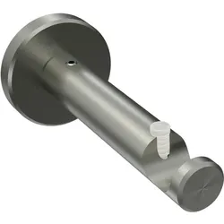 TRÄGER FÜR GARDINENSTANGEN 16 mm Ø, Medium 1-läufig, Edelstahl-Optik
