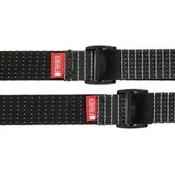 Fahrer Spanngurt Mini Strap 35 cm schwarz, 2 Sets