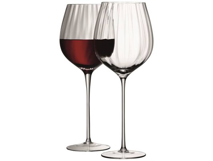 LSA International 2er Set Aurelia Rotweinglas 660ml Klare Optik - 868