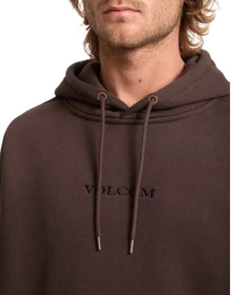Hoodie Volcom Stone Pullover Fleece (S - Bark Brown)