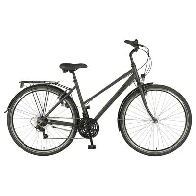 Trekkingrad PROPHETE "Prophete Entdecker 100" Gr. 48, grau, Fahrräder, 48cm, 28 Zoll (71,12cm) hinten: 28 Zoll (71,12cm)