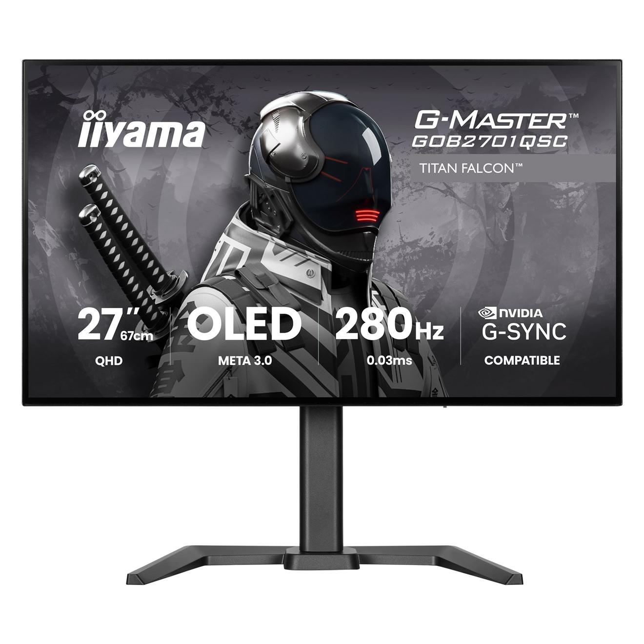 iiyama G-MASTER GOB2701QSC-B1 (2560 x 1440 Pixel, 27") (GOB2701QSC-B1)