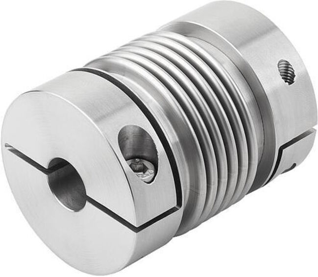 KIPP Accouplement à soufflet métallique Gr. 60 acier inoxydable 28 × 28 × 79 mm (K1883.0600792828)