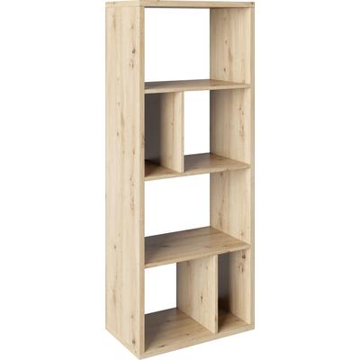 Bücherregal INOSIGN "Felicia", braun (artisan eiche), B:58cm H:146,6cm, Holzwerkstoff, Regale, Bücherregal