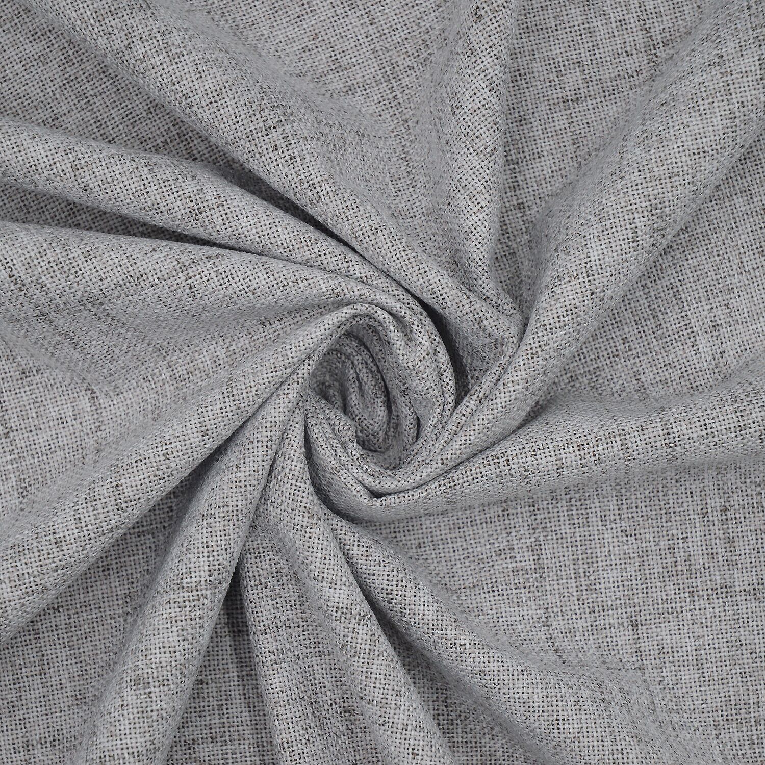 Verdunkelungsvorhang "Despina", grau (hellgrau), B:140cm H:245cm, Polyester, HOME LIVING BY GERSTER, Gardinen, Verdunkelungsvorhang, SB-Ösenschal Blackout "Despina" hellgrau 245cm, Ösen, 140cm