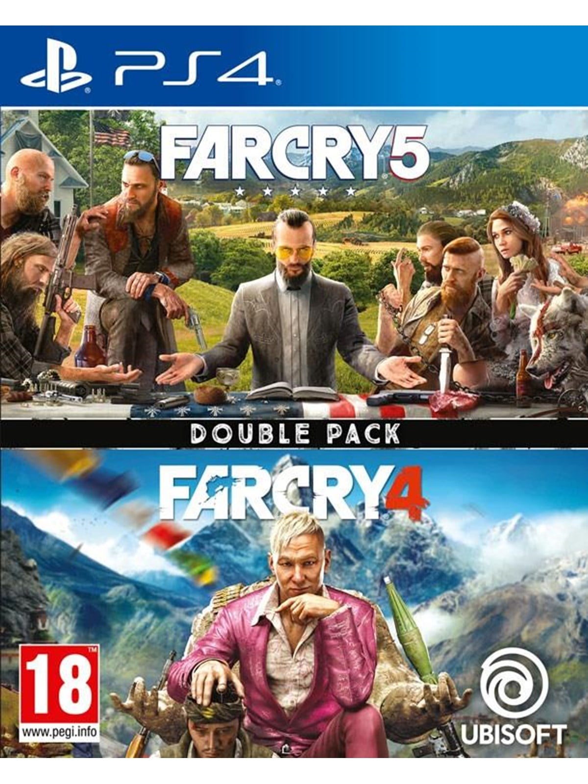 Far Cry 5 & Far Cry 4 Double Pack - Sony PlayStation 4 - FPS - PEGI 18
