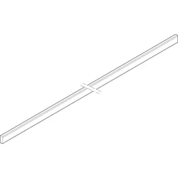 ABN XCUS514 Cu-Schiene 4RE 12x5x595mm senkrecht, ohne Überstand