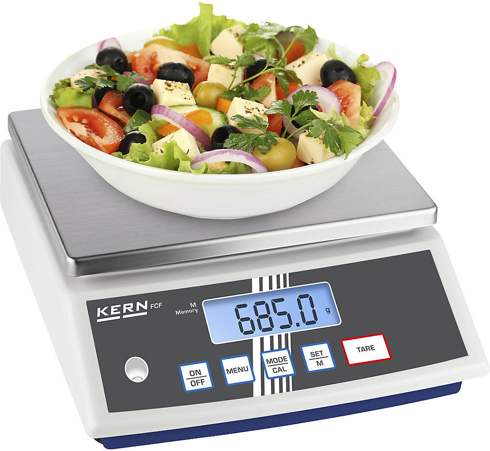 Tischwaage, hohe Genauigkeit, Wägebereich 30000 g, Ablesbarkeit 1 g KERN