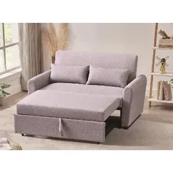 Happy Home Schlafsofa, ca. 146 x 88 x 87 cm - Hellgrau