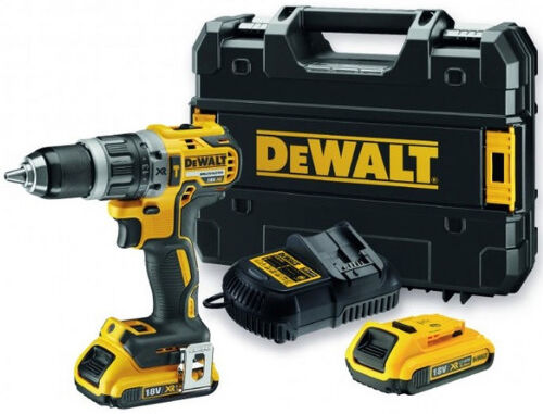 DeWALT DCD796D2-QW Perceuse percussion XR (70Nm/18V/2×2,0Ah) coffret TSTAK