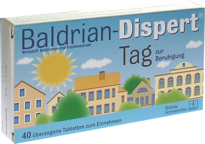 CHEPLAPHARM Arzneimittel GmbH BALDRIAN DISPERT Tag überzogene Tabletten 40 St 02859904