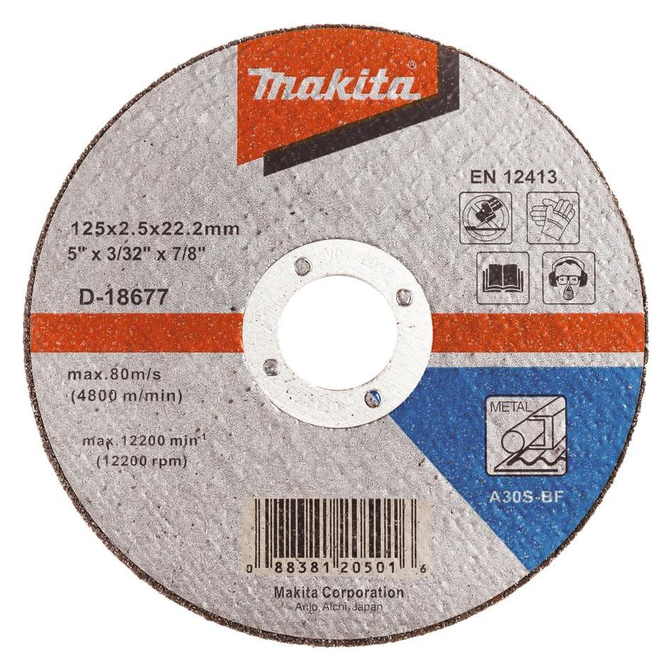 Makita CUTTING DISC 125X2.5 A30S METAL (D-18677)