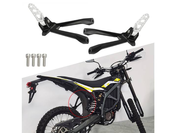 Repose-pieds arrière d'origine Ultra Bee modifiés pour SURRON SUR RON Ultra Bee, Support de pédale électronique pour vélo tout-terrain