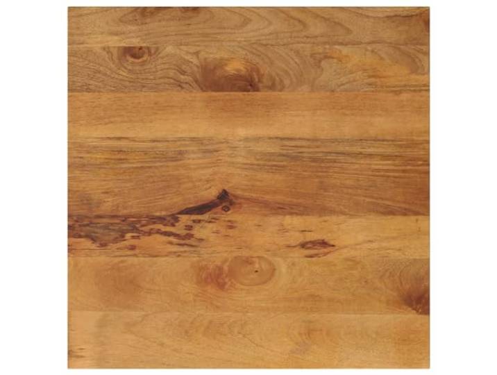Favemtsl Tischplatte Massivholz 80x80x3,8 cm Quadratisch Mangoholz Rustikale Ersatzplatte aus echtem Holz für Untergestelle im Esszimmer, in der Gastronomie oder im Büro.