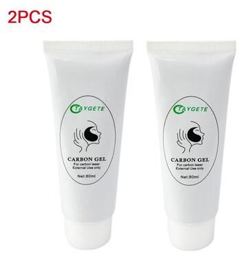 Inspire Select Black Carbon Gel Mask For ND YAG Laser Deep Cleansing Facial Gel For Skin Rejuvenation, Moisturizing & Carbon Peeling 2pcs