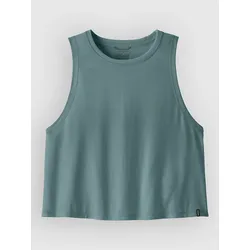 Patagonia Cap Cool Trail Cropped Tank Top blue sage Gr. XL