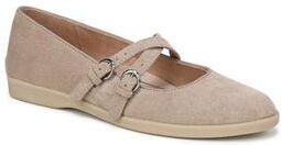 Women's Marnie Mary Jane Flat by LifeStride in Dover Light Tan (Size 6 M)