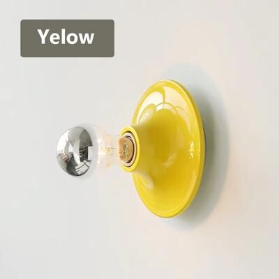 Inspired Finds Vintage Retro Ceiling Light And Wall Sconce Decorative Bedside Lamp For Corridor Balcony yellow warm White (2700 3500k)