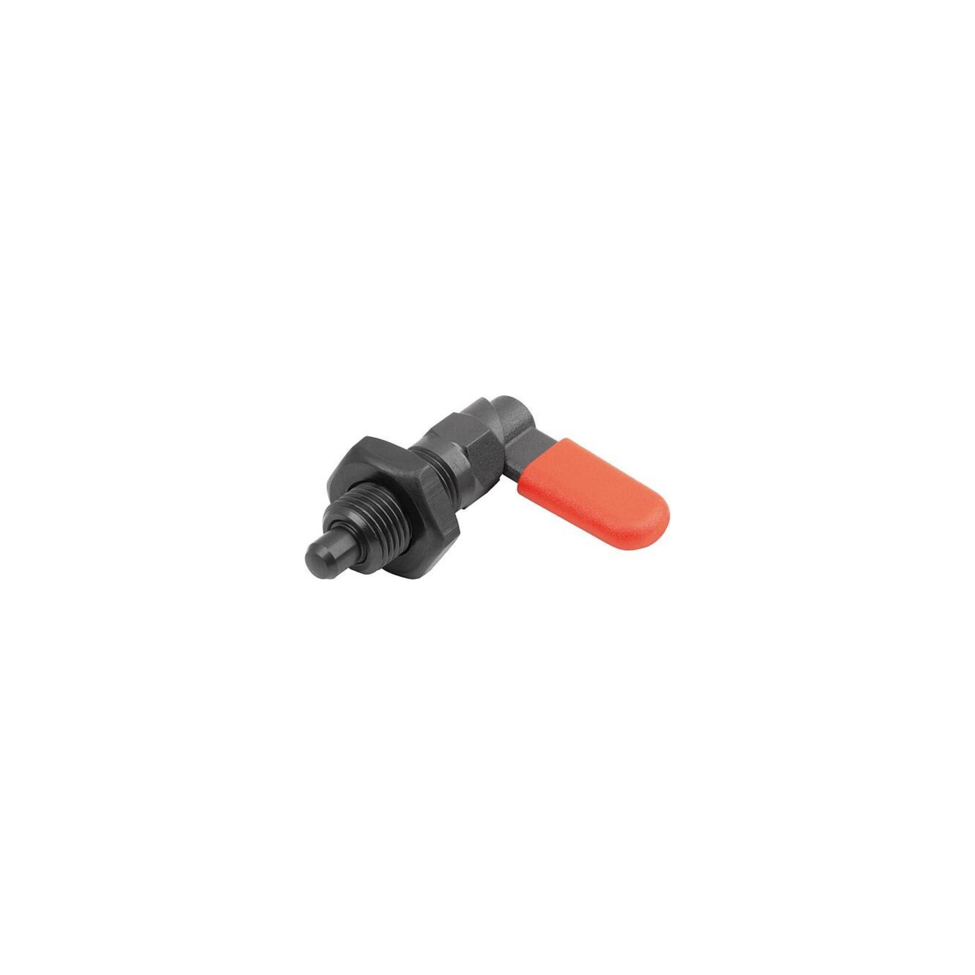 KIPP Sperrriegel M10x1 D=6 SW10 Form D mit Kappe und Mutter (K1679.070610184)