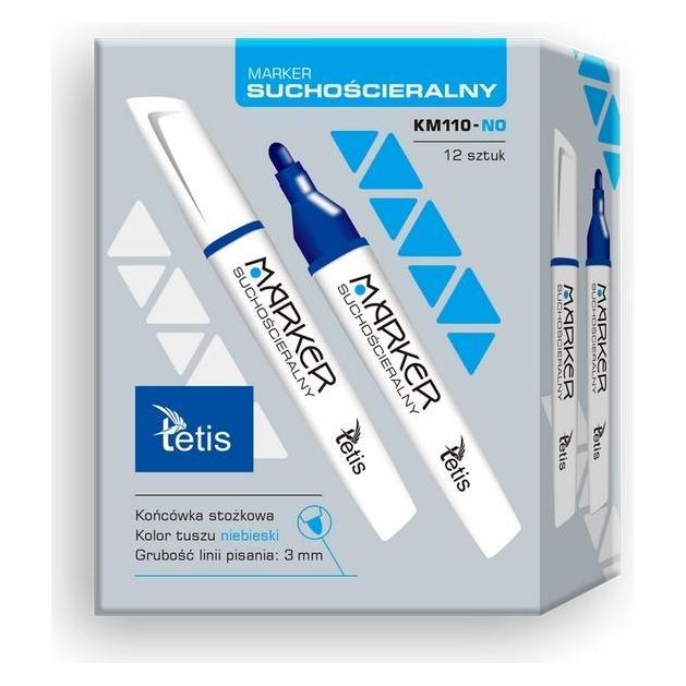 Tetis Trockenlöschmarker blau KM110-NO (12 Stk.) (12x) (465643)