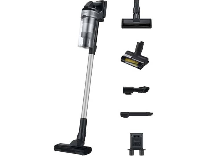 Samsung Jet 65 PetPRO Akku-Staubsauger, 150 W, Inkl. Tierhaarbürste Pet Tool und weiterem Zubehör, Silver, VS15A60BGR5/WD
