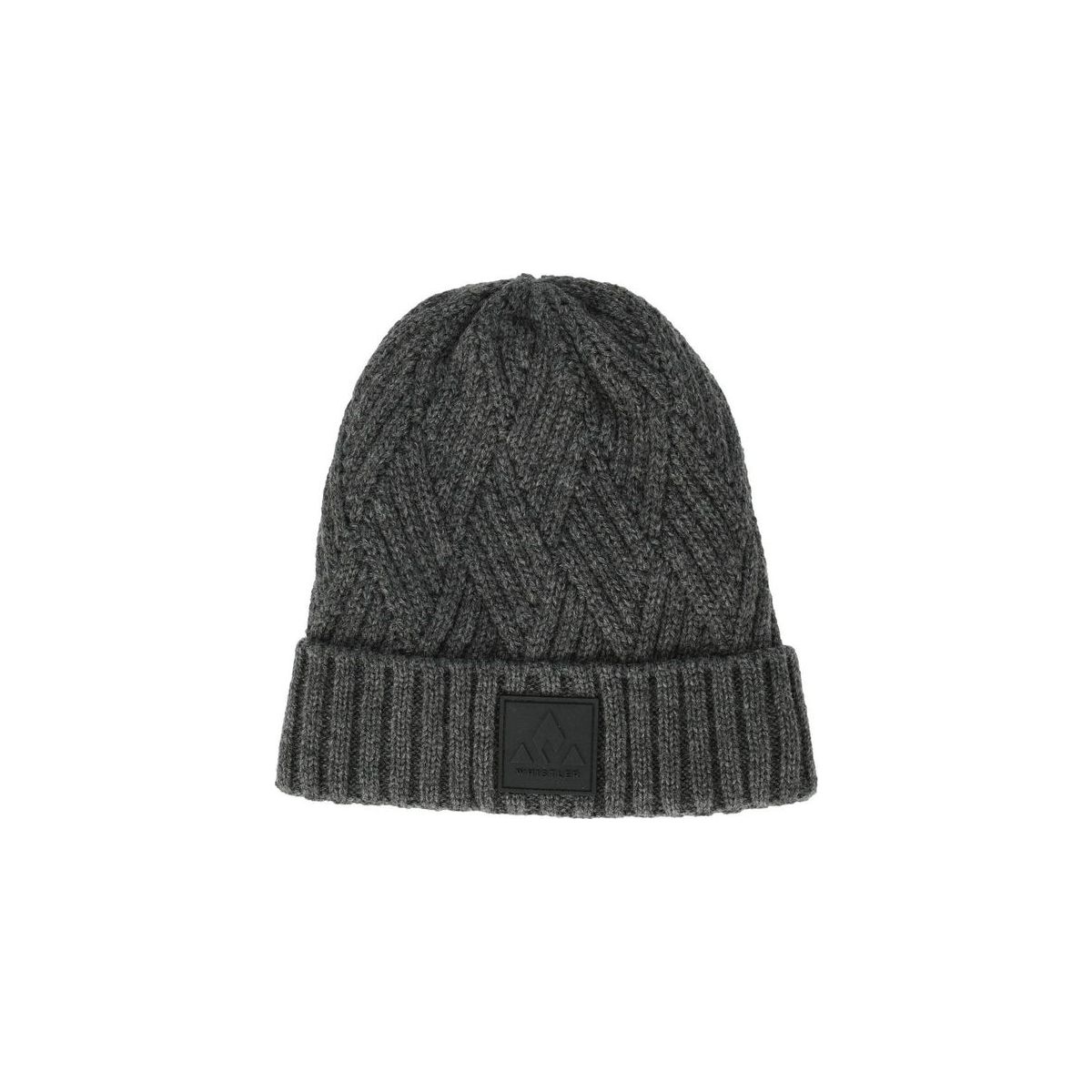 Whistler Fjord Unisex Beanie dark grey melange (1011) One size W243903-1011-One size