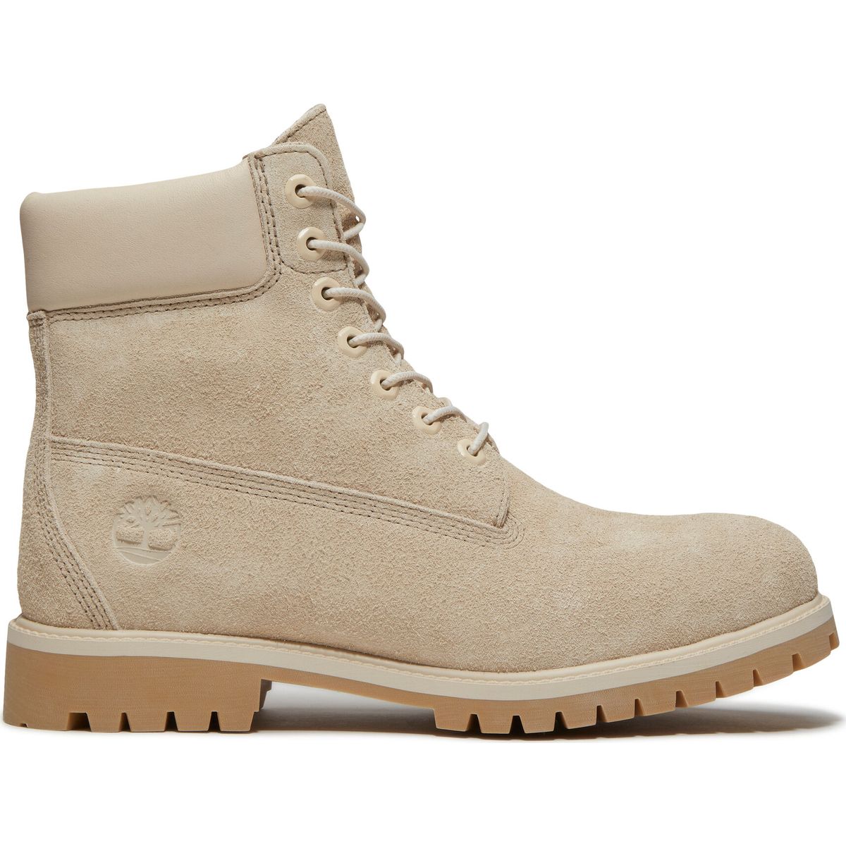 Timberland Mens 6 Inch Lace UP Waterproof Boot lt beige suede 13 TB0A446JER31-13
