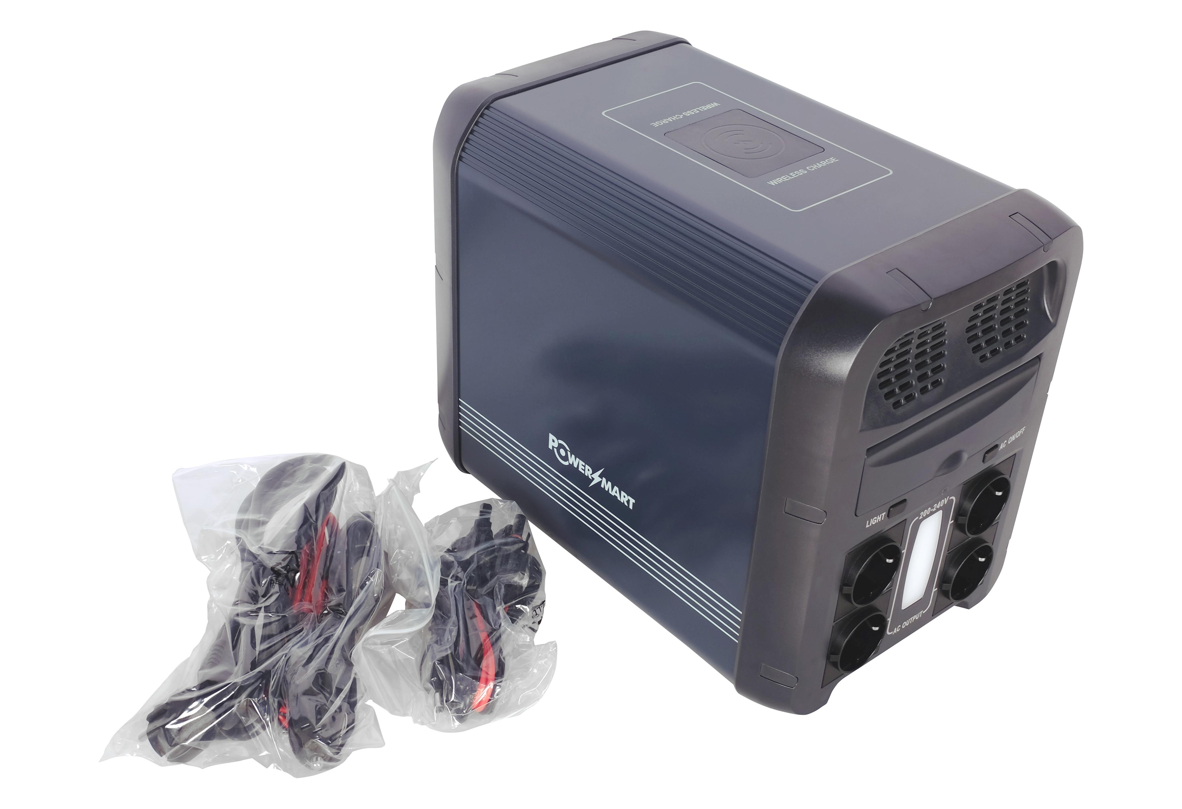 PowerSmart 1152Wh 1200W Tragbares Kraftwerk Akku für Camping und Outdoor-Aktivitäten