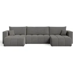 ECKSOFA U Neva Dunkelgrau