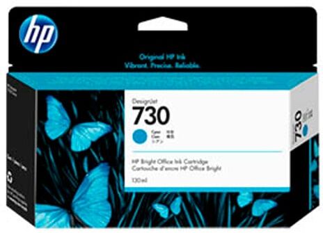 HP 730 (P2V62A) Tinteiro ciano