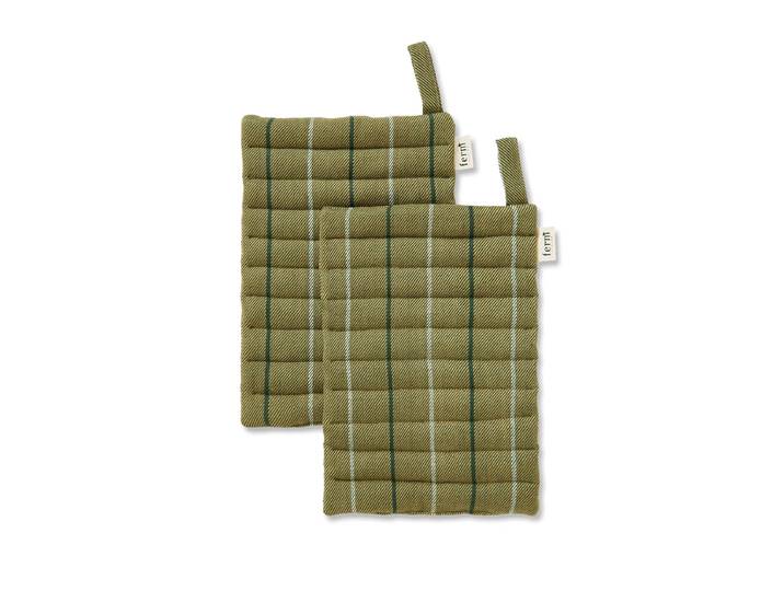 Ferm Living - Ito Topflappen, seaweed (2er-Set)