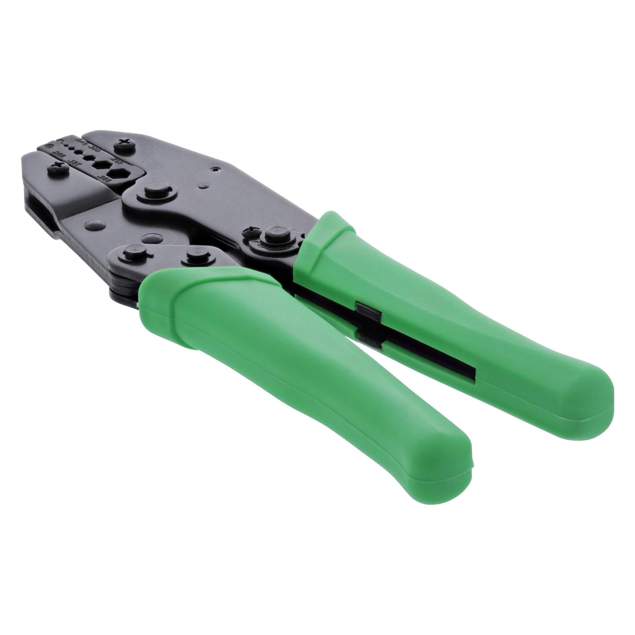 InLine Crimpzange, Koax HT-336G für RG 58,59,62,174, WBC 110, 195/200, 240 (40899)